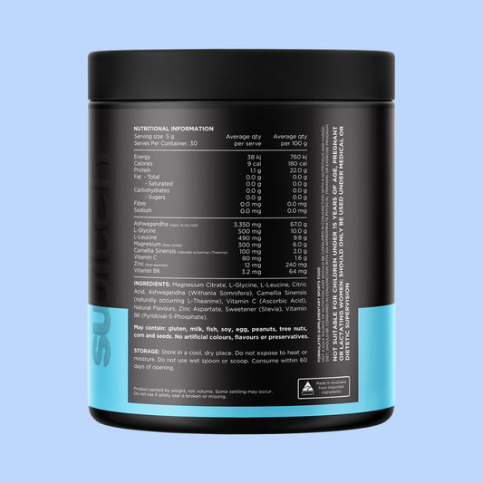 Switch Nutrition Adrenal Magnesium Support Powder Lemonade 150g