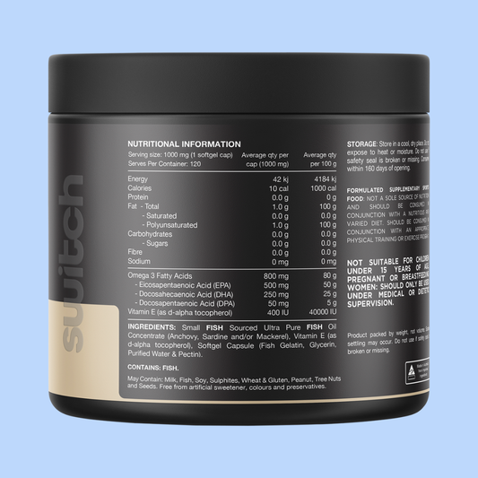 Switch Nutrition Hair + Skin GHK-Cu, Hyaluronic Acid, Marine Collagen 60 Caps