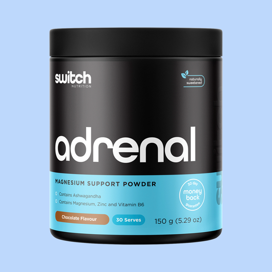 Switch Nutrition Adrenal Magnesium Support Powder Chocolate 150g