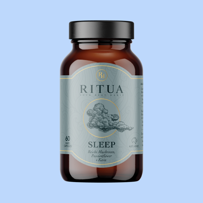 Ritua Sleep Reishi Mushroom Passionflower Kava 60 Caps