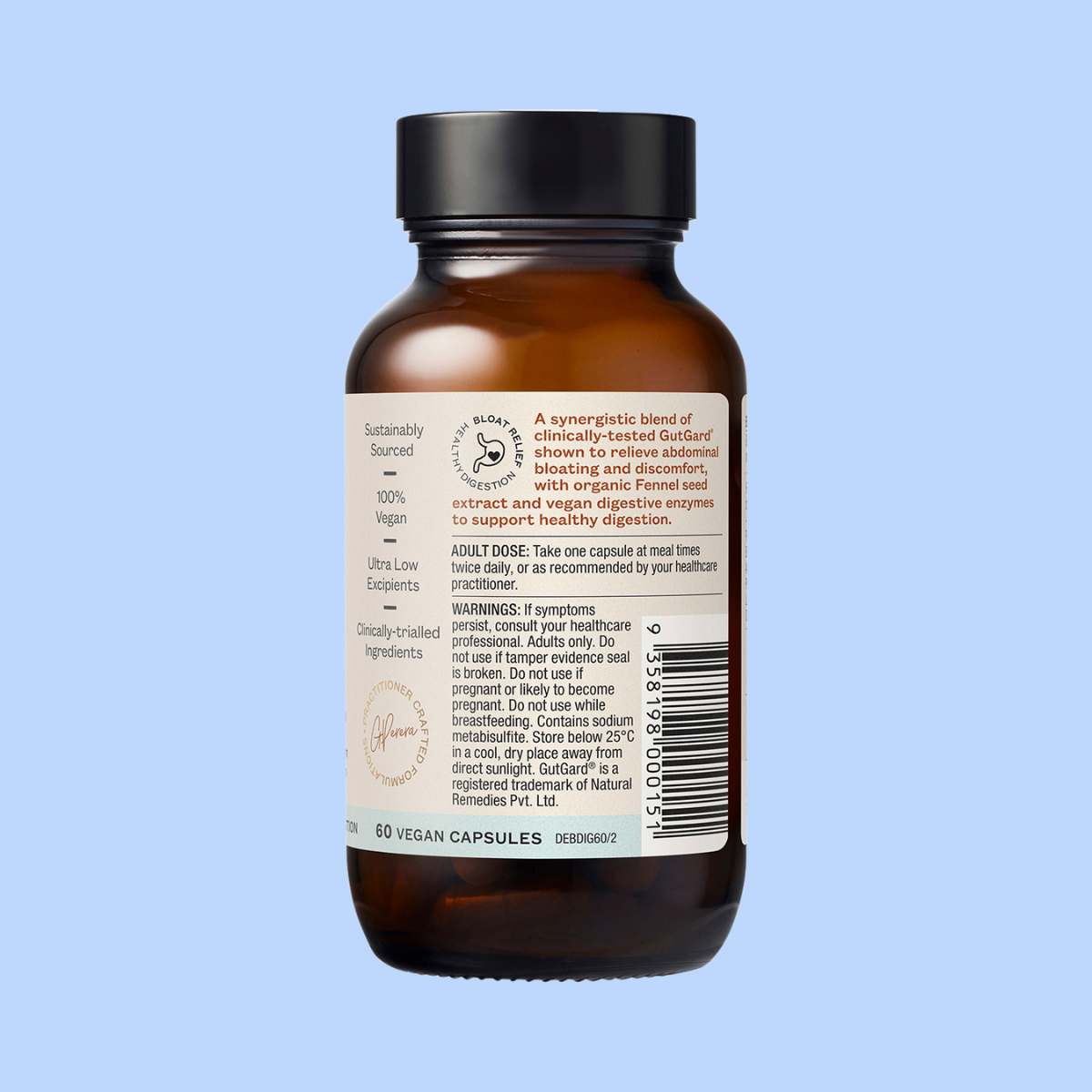 Ora Health Debloat and Digest 60 Caps