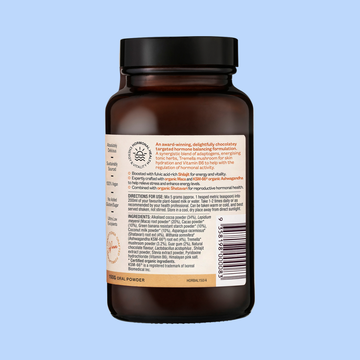 Ora Health Hormonal Balance Powder Chocolate 150g