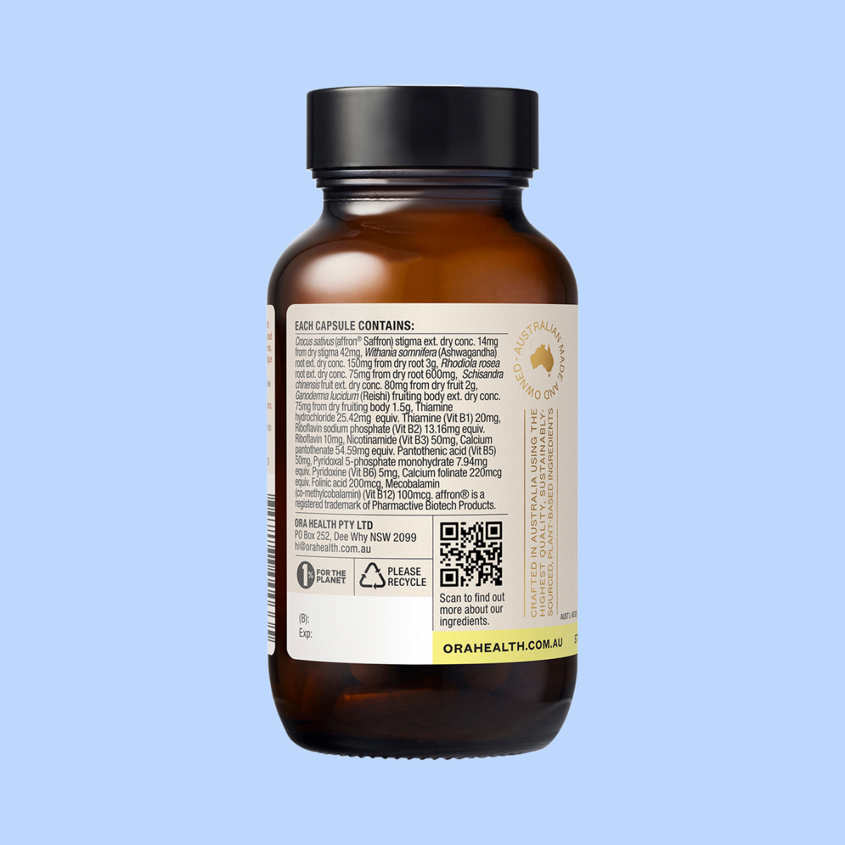 Ora Health Adrenal Tonic+ 60 Caps